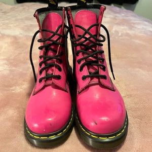 Hot pink Dr Martens